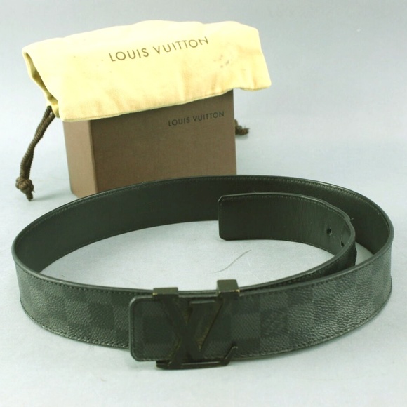 Louis Vuitton Other - LOUIS VUITTON Damier Graphite Initial Belt w box